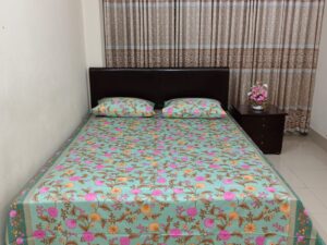 Luxury Twill Cotton Bedsheet – Super King Size – 4 Pcs Set