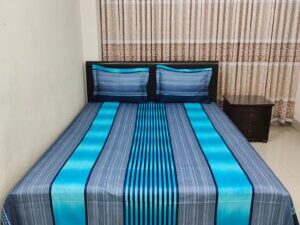 Luxury Twill Cotton Bedsheet – King Size – with Pillow Cover