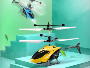 Upscaled Quality – Magic Hand Sensored Rechargeable Mini Aircraft Helicopter | Kids Toy Gift | No Remote | Random Color | Sustainable Option