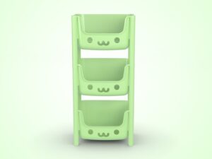 Kids Rack 3 Step Green