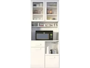 Modern Home Furniture Kitchen Cabinet / Kitchen Storage Pot Racks / Kitchen Rack / Oven & Condiment Racks - Minimalistic Sophistication