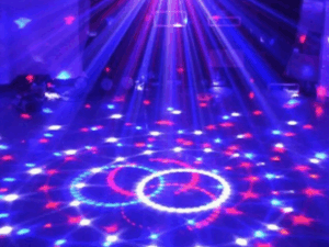 LED DJ Disco Moving Bulb Light – Multi-Colour – Perfect for Parties & Events