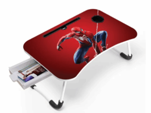 Multi-Function Folding Waterproof Printing Laptop Desk with Drawer – Perfect for Home, Office & Study Use