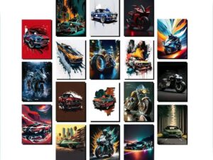 18pcs Unique Design Wallmate Combo Set – Perfect for Home & Office Wall Decoration