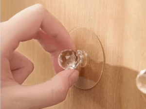 Diamond Self-Adhesive Push-Pull Cabinet & Drawer Hook