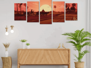 5-in-1 Premium Wall Canvas Set – Elegant Modern Wall Art for Any Room