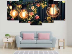 5-in-1 Premium Wall Canvas Set – Elegant Modern Wall Art for Any Room