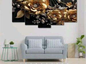 5-in-1 Premium Wall Canvas Set – Elegant Modern Wall Art for Any Room