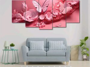 5-in-1 Premium Wall Canvas Set – Elegant Modern Wall Art for Any Room