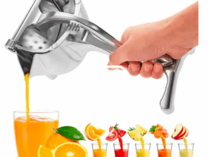 Fruit Press Manual Juicer – Heavy Duty Hand Juice Extractor