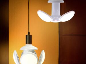 Super Bright LED Lamp E27 – 40W Folding Football LED Bulb for Home, Office & Garage Lighting