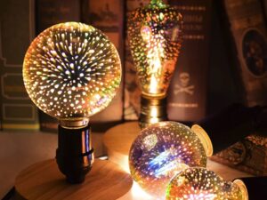 Colorful 3D Light Bulb Decorative LED Lamp E27 85V-265V 4W (ST64 / G95 / G80 / A60) | Bar, Party, Christmas Light