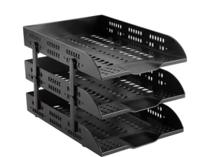Deli E9215 Document Tray 3 Drawers - Black
