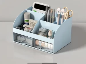 Storage Box Student Simple Transparent Drawer Desk Storage Cabinet
