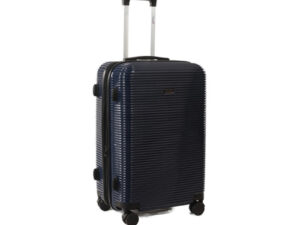 Travello 600mm (24-Inch) Trolley Luggage | Durable Lightweight Hardtop Suitcase | Stylish Water-Resistant Travel Bag (Dark Blue)