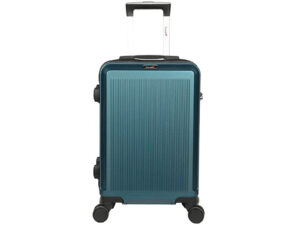 Travello 24 Inch Royal Zipper Aluminum Luggage – Green