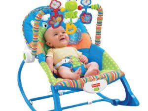 iBaby Infant to Toddler Rocker | Soft, Safe & Adjustable Rocking Seat for Growing Babies