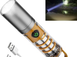X-10 USB Rechargeable Camping Flashlight