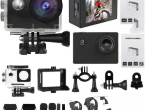 Ultra HD Action Camera | 12MP Photo | 2" LCD Screen | 30M Waterproof | 170° Wide-Angle Lens | Helmet & Bicycle Sports Camera