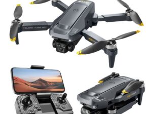 New 2025 G.P.S Drone – 4K Camera for Adults | 90° Rotatable 4K Dual HD Camera | Long Flight | 5GHz FPV Quadcopter (PC)