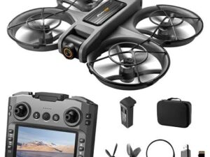 Big Remote Display Drone | 4K Dual Smart Aerial Camera | Headless Mode | Altitude Hold | 3D View Mode