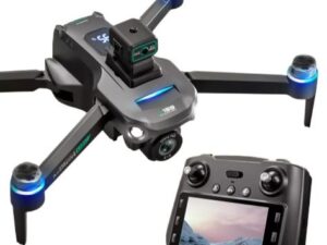 GPS 5G Screen Remote Drone | 4K Dual Camera | 360° Obstacle Avoidance | Built-in 5" Display | Professional Foldable Quadcopter