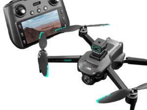 (Remote Display) 5G WiFi FPV GPS Drone | 4K HD Dual Camera | Obstacle Avoidance | LED Large Screen Remote | Foldable RC Quadcopter