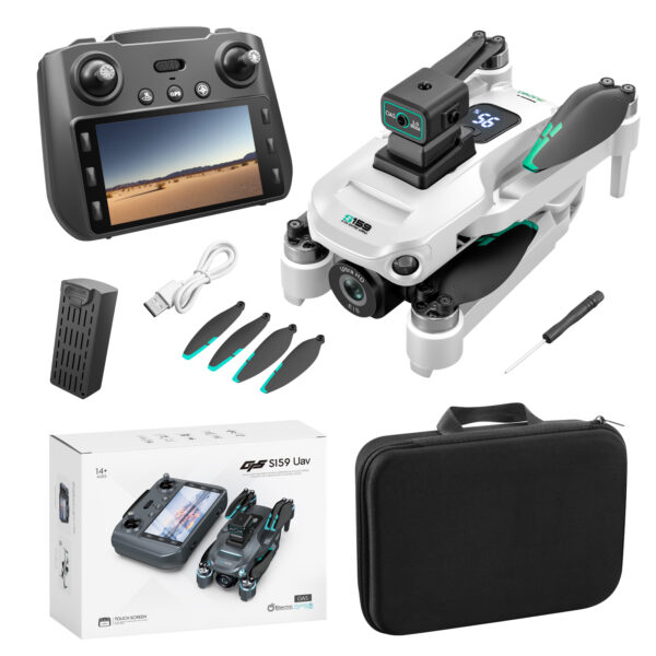 (Remote Display) 5G WiFi FPV GPS Drone | 4K HD Dual Camera | Obstacle ...