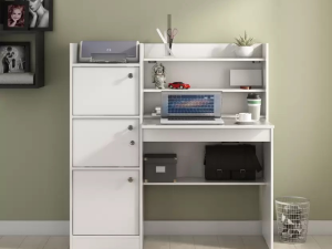 Modern Reading Table / Study Desk / Laptop Desk with Three Large Storage and Lock – Organize Your Workstation Effectively