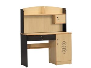 Furniture Express Beige Black Reading Table, Foldable Laptop - Computer Table 54/36