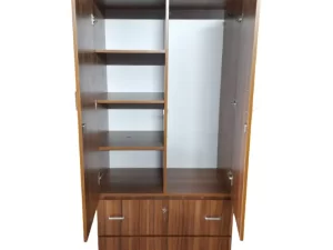 Premium Design 2 Door with 2 Large Drawer Almira/Wardrobe H70 + L30 + W14 by Best Quality Furniture