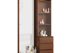 Furniture Express Antique MDF Box Dressing Table with Shelves and Multiple Drawers D3 72/30