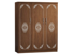 Premium Quality – Modern 3 Door Almira MDF Laminated Cupboard (72/48)