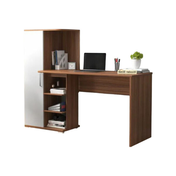 Modern Home Office Computer Table Study Table Laptop Desk With Shelves ...