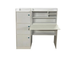 Modern Reading Table / Study Desk / Laptop Desk with Three Large Storage and Lock – Best Quality Furniture