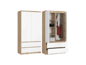 Indispensable – Best Quality Furniture Modern & Contemporary Style 2 Door with 2 Drawer Almira / Wardrobe – Furniture & Decor