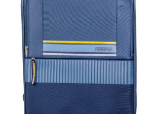 American Tourister Fabric TSA V.Blue Luggage | Premium Soft-Shell Suitcase | Lightweight, Durable & Secure