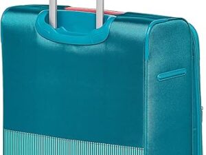 American Tourister Fabric TSA A.Grn Luggage | Premium Soft-Shell Suitcase | Lightweight, Durable & Secure