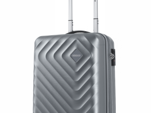 American Tourister Carbon Fiber Silver Grey Luggage | Premium Travel Suitcase | Lightweight, Durable & Stylish