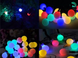 LED Ball Shaped String Fairy Lights Multi-Color - Fairy Lights