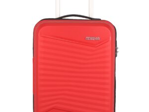 American Tourister Carbon Fiber Warm Red Luggage | Premium Travel Suitcase | Lightweight, Durable & Stylish