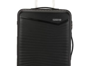 American Tourister Carbon Fiber Black Luggage | Premium Travel Suitcase | Lightweight, Durable & Stylish