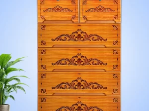 Classic Wardrobe (Double-5D) Woodish-TEL