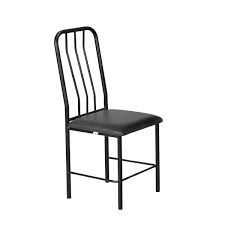 Regal Crescent Metal Dining Chair Black