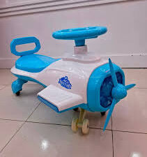 Aircraft Baby Swing Car | Stable, Smooth & Adjustable Ride-On for Growing Kids