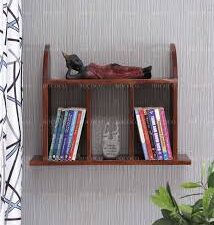 Karigor BD ROCOCO Classic Floating Book Shelf with Showpiece Stand