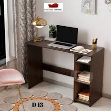 Andormahal MDF Swish Laptop Table With Book Shelf (2.5ft × 2.5ft × 14 inch)