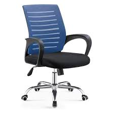 Furniture Plus Smart Executive Office Chair (FP‑M‑135‑SS, Mesh Blue‑Black)
