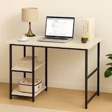 40×20×30 Inches Computer Desk with 2 Large Shelf – Modern Writing & Study Desk for Home Office or Bedroom