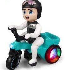 Stunt Bicycle 03 – 360° Rotating Toy with Light & Sound Effects for Kids